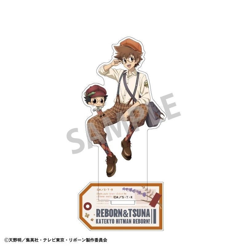 KAMIO 傢庭敎師 英倫風 眼鏡 坐姿亞剋力立牌 沢田綱吉 雲雀恭彌 X 弗蘭 六道骸 迪諾 週邊