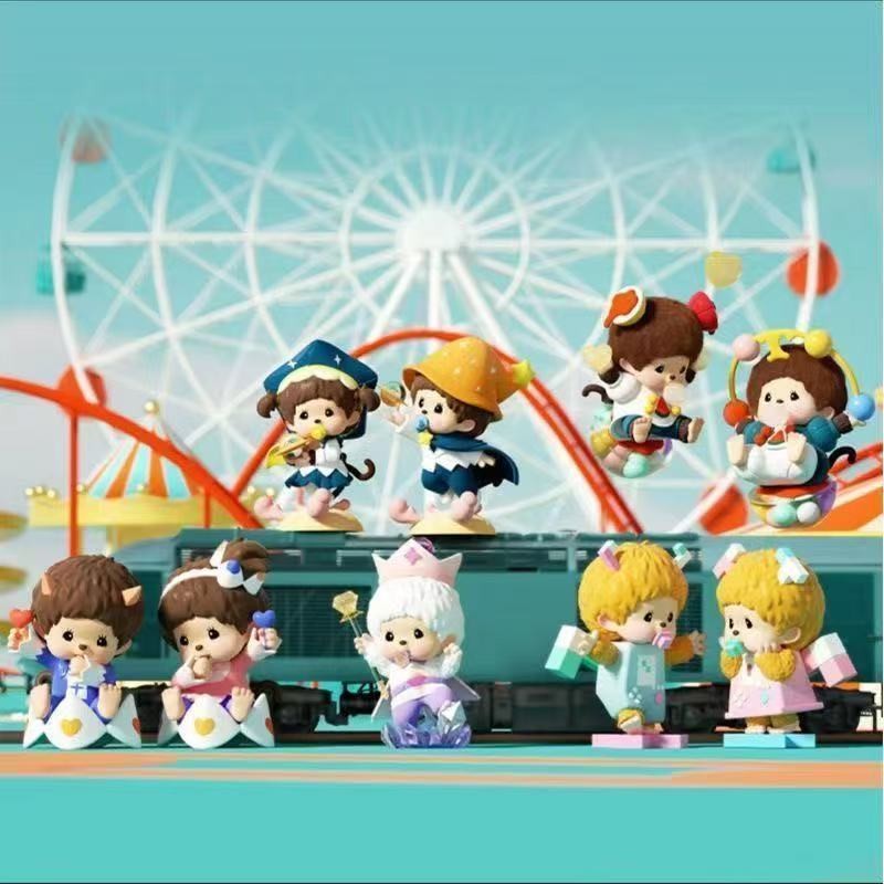 可愛蒙奇奇公仔 尋覓時光系列盲盒潮玩公仔手辦擺件 超萌蒙奇奇娃娃