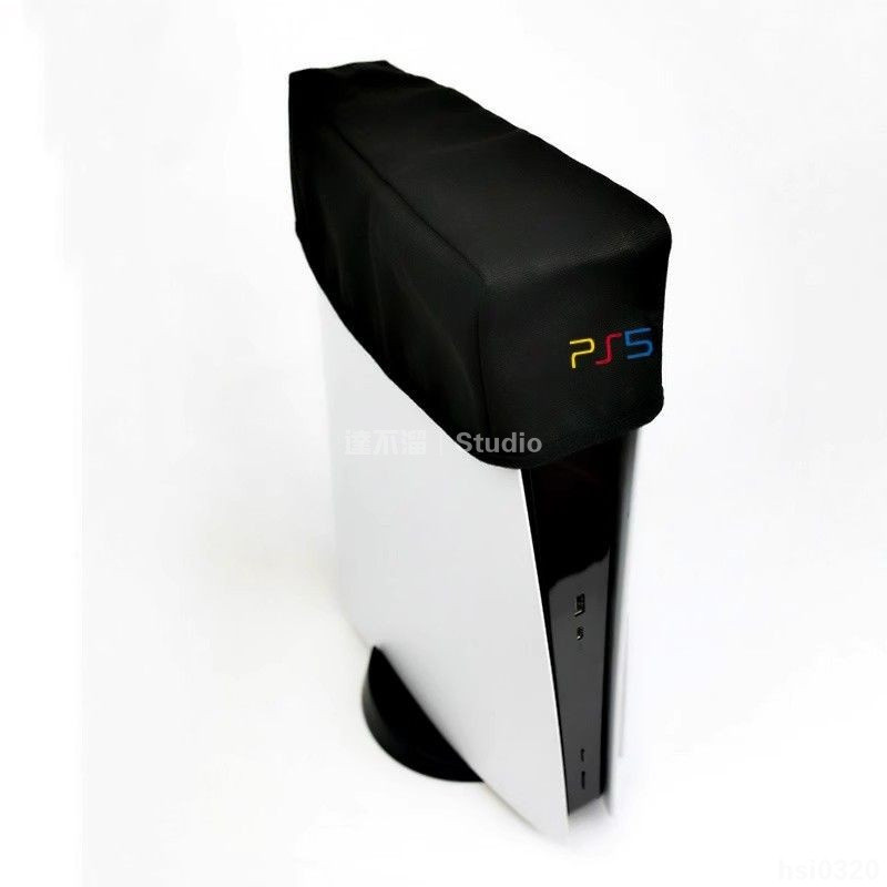 🕹️台灣出貨🎮 適用PS5 Pro/PS6光驅版通用豎放遊戲主機頂部防塵罩新款布藝蓋子 PS5防塵罩 保護罩