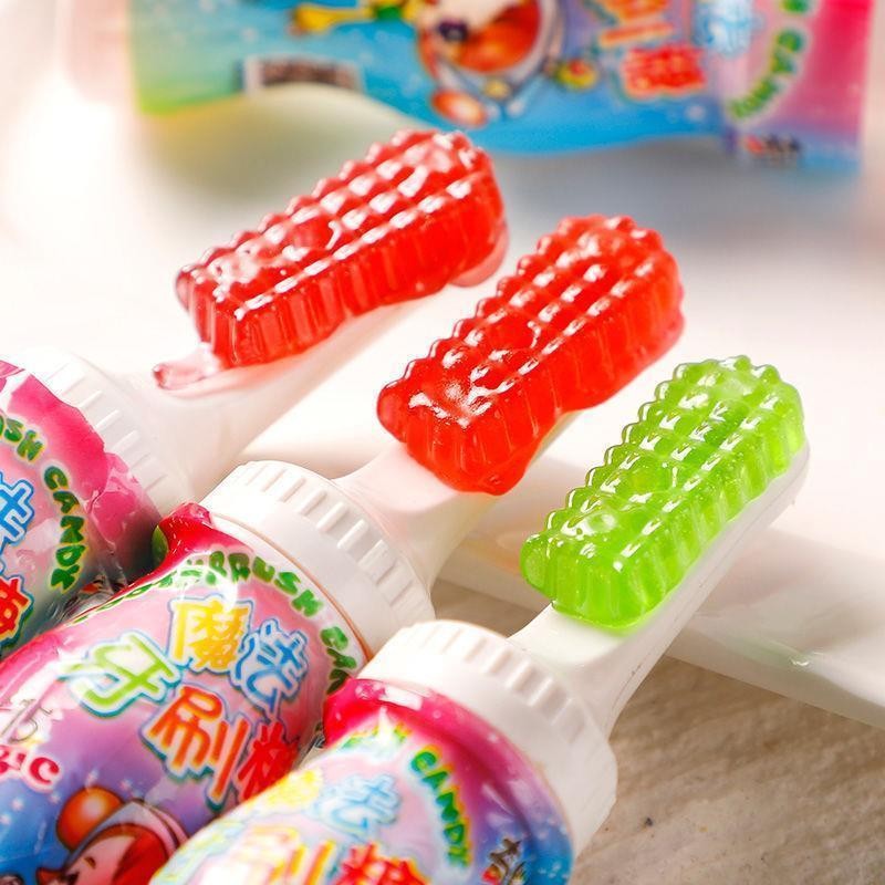 🌟超級糖果屋🍬網紅兒童新奇創意牙刷糖好吃有好玩糖果小孩學生趣味休閒零食批發