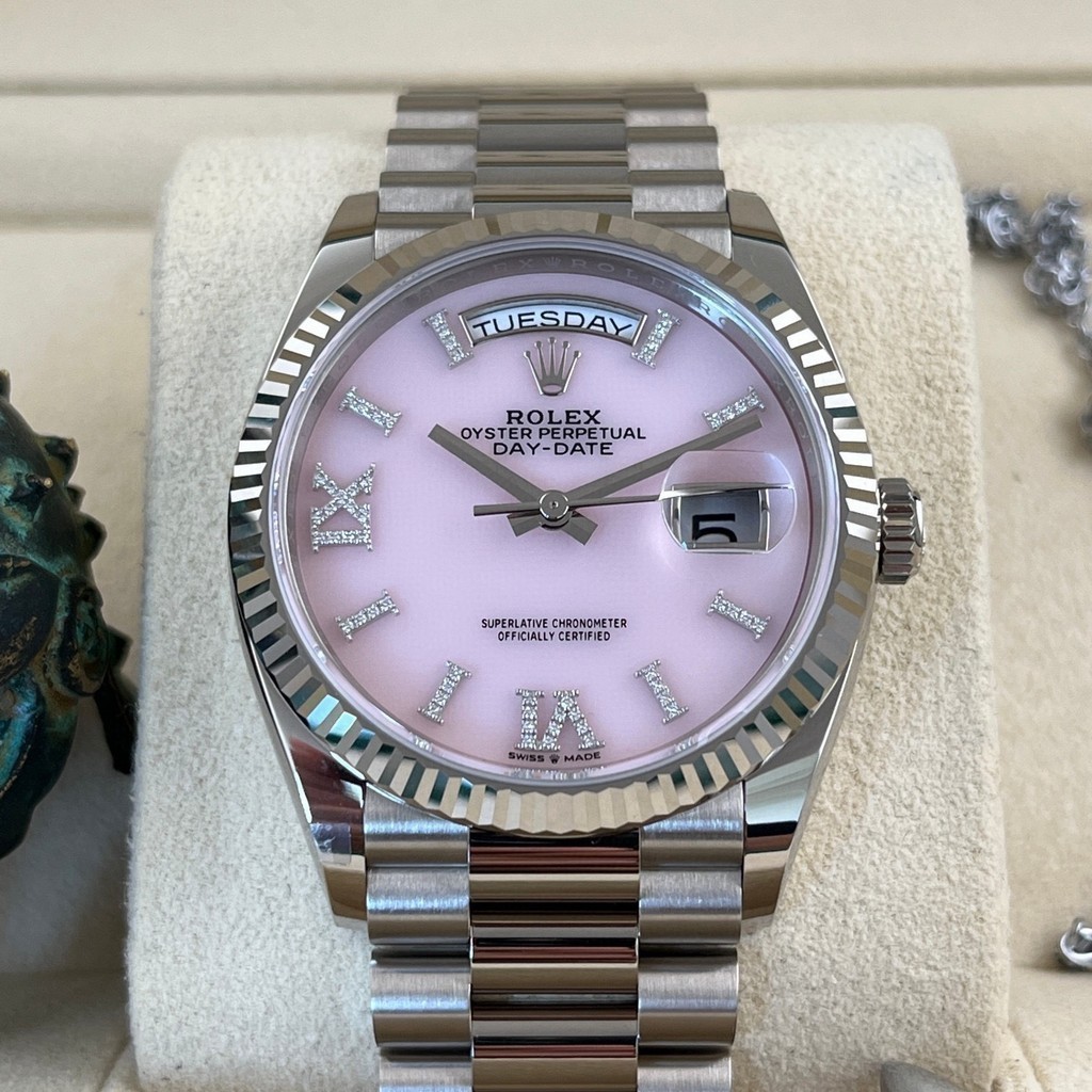 Rolex  星期日曆型m128239-0021粉羅馬 休閒