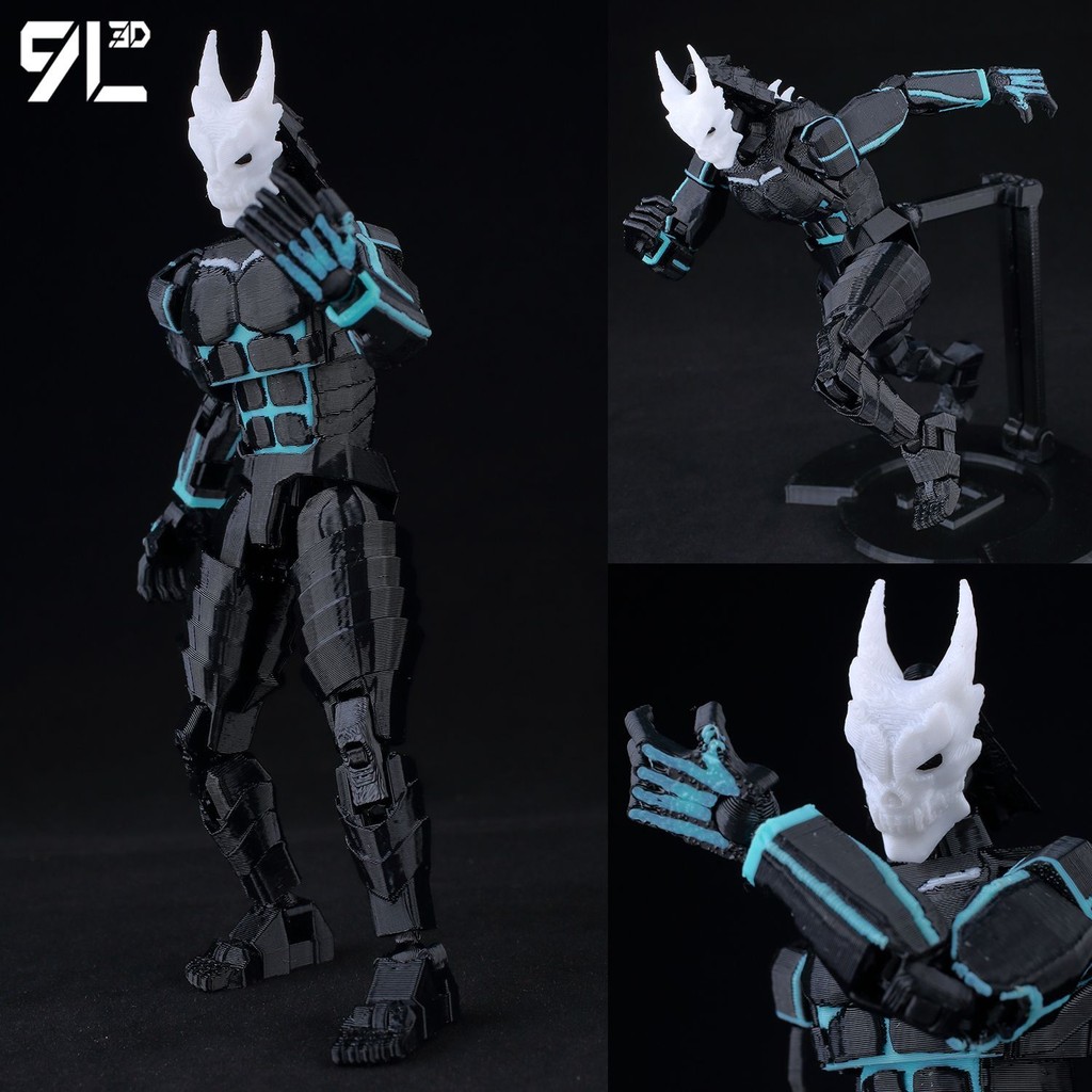 怪獸8號 怪獸 公仔 模型 9L3D素體怪獸8號日比野卡夫卡景品手辦動漫模型周邊擺一件代發