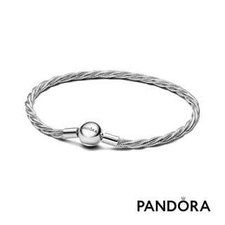 【Pandora】Pandora 圓形鏈扣扭紋蛇鏈 官方直營