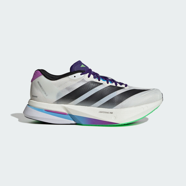 Adidas 愛迪達 Adizero Boston 13 M JS4946 男 慢跑鞋 跑鞋 路跑 白黑 紫