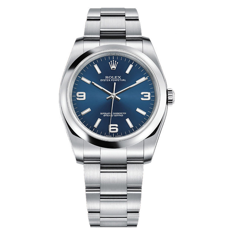 Rolex 勞力士手錶男蠔式恆動116000藍盤精鋼自動機械