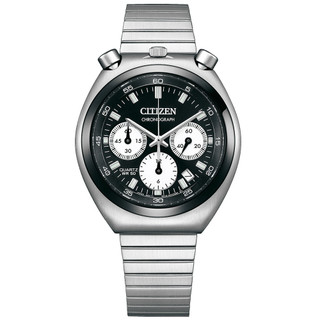 CITIZEN星辰 Chronograph系列 牛頭錶 熊貓計時腕錶 38mm / AN3660-81E