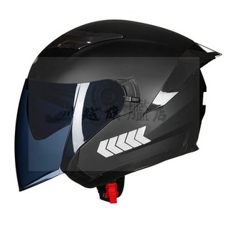 新品~3/4安全帽 機車安全帽 雙鏡片安全帽 帶通風孔 雙鏡片 帶內鏡片開關 可伸縮內鏡片 內襯可拆卸 夏季機車安全帽