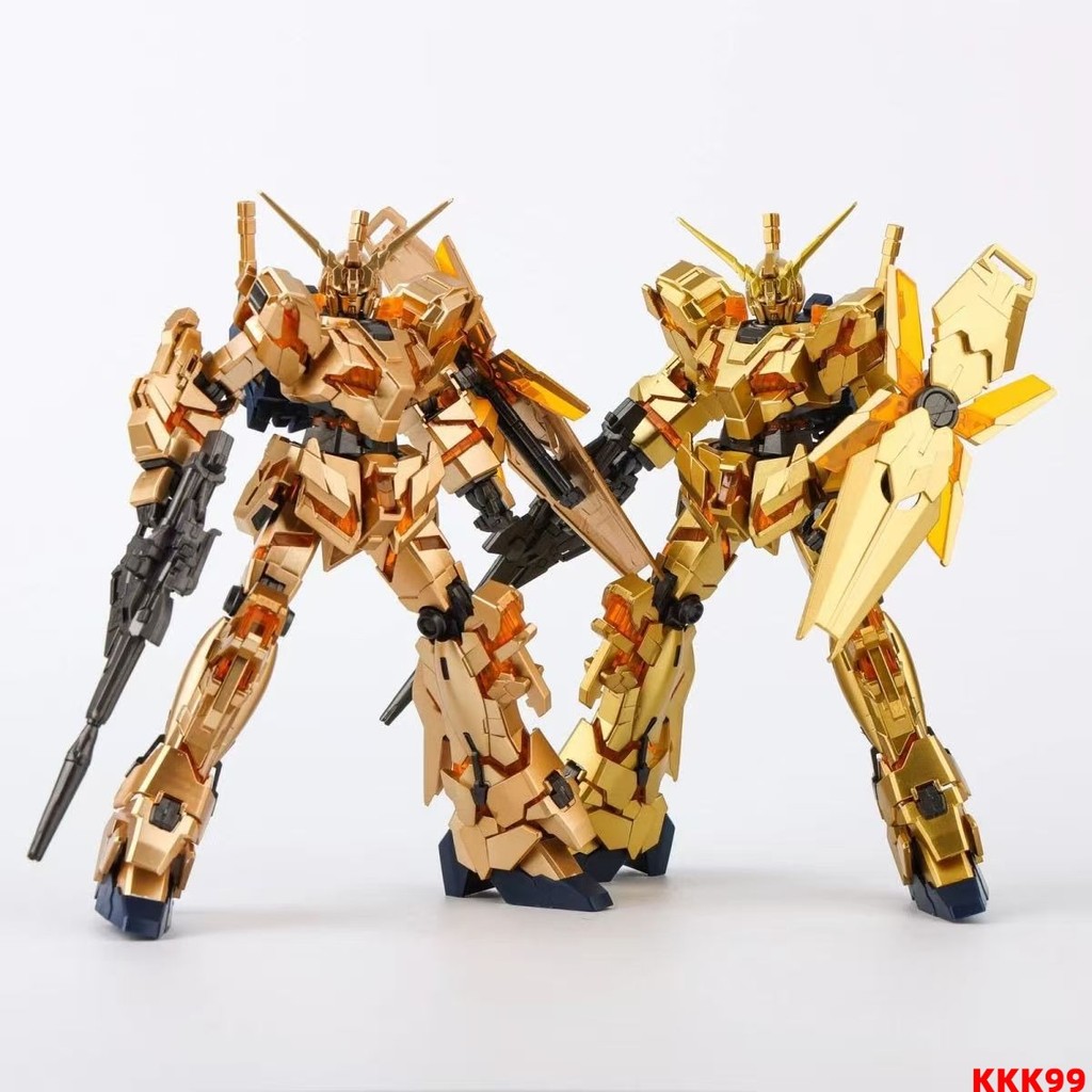 星動 HG 1/144 黃金雙子座獨角獸高達毀滅模式 高達鋼彈拼裝模型機甲玩具GUNDAM