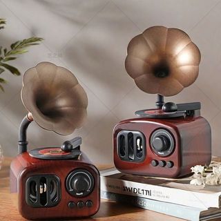 可愛復古留聲機音樂盒音樂盒
