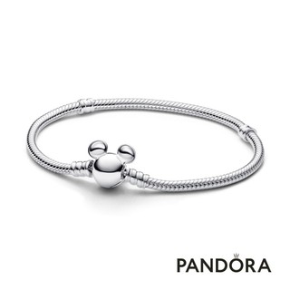 【Pandora】Pandora Moments 迪士尼米奇造型釦蛇鏈 官方直營