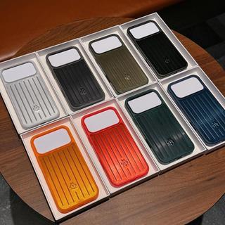 RIMOWA 日默瓦同款 鋁合金 適用 蘋果i18 17 16 Pro Max 防摔殼 iPhone 15 行李箱手機殼