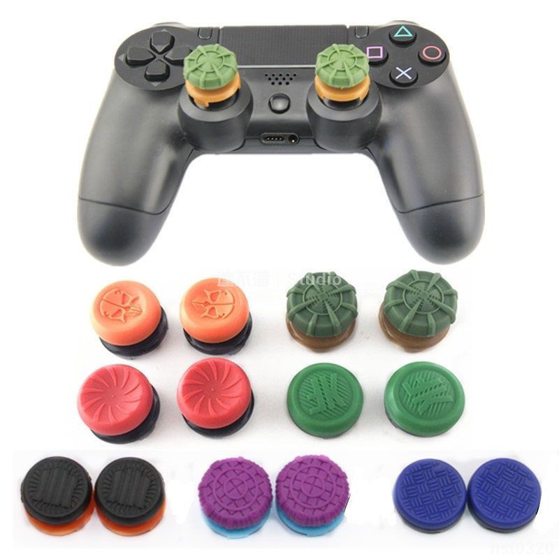 🕹️台灣出貨🕹️ PS5/PS4手柄搖桿帽 FPS雙人增高帽  SLIM PRO通用 防滑懷舊 PS5手把搖桿帽