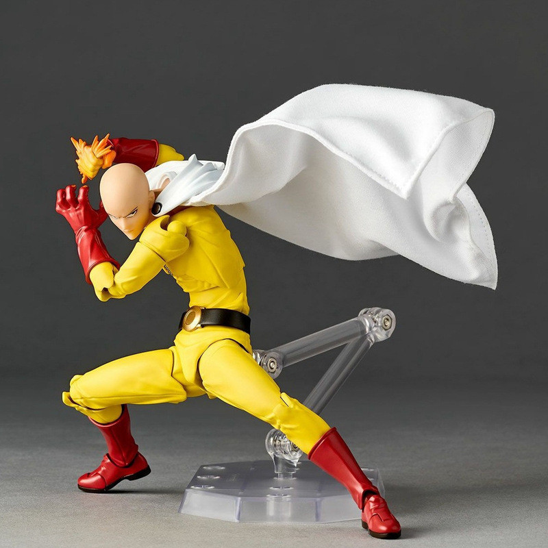 斗篷山口埼玉 一拳超人斗篷埼玉 可動山口埼玉 驚奇山口埼玉 轉輪科技系列 光頭斗篷可動模型盒裝手辦公仔