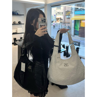 秋冬韓國小眾ason月牙包大容量機車包 hobo單肩腋下手提包 托特包 肩背包 單肩包 休閒時尚包包女