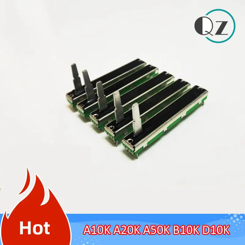 10pcs 60mm 推子攪拌機雙 B10K 10K B10K*2 音量電位器適用於 DJM 400 500 600 8