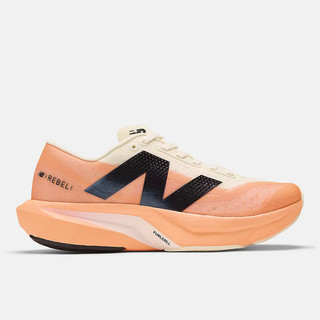 New Balance FuelCell Rebel v4 女 競速跑鞋 運動鞋 寬楦 橘 黑 [WFCXCC4]