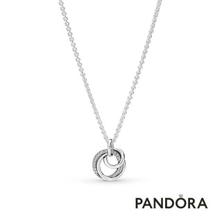 【Pandora】永恆親情圓環吊墜項鏈 官方直營