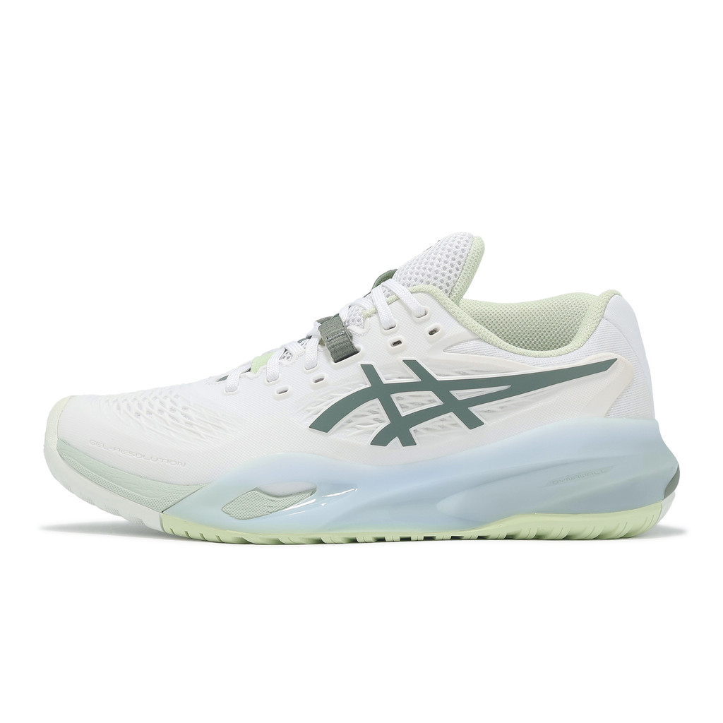 Asics 網球鞋 GEL-Resolution X D 寬楦 女鞋 白 藍 亞洲大師賽 支撐 1042A278102