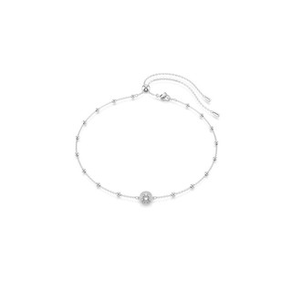 【施華洛世奇SWAROVSKI】Una Angelic 鏈墜 圓形切割 雙面圖案 白色 項鍊 水晶 生日禮物|EU