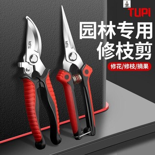 臺灣 隔日-發貨 進口SK5不鏽鋼園藝剪刀 修枝剪剪樹枝專用剪刀剪枝剪刀農用花藝剪