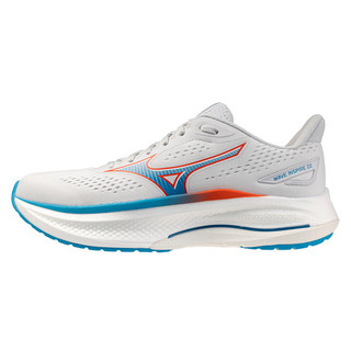 Mizuno 美津濃 Wave Inspire 22 SW J1GC264551 男 慢跑鞋 超寬楦 緩震 淺灰 藍