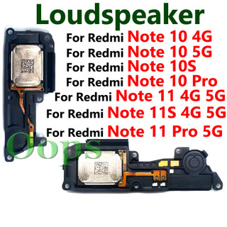 Redmi Note 10 10s 11 11s Pro 4G 5G 揚聲器蜂鳴器振鈴器排線更換零件的揚聲器振鈴器