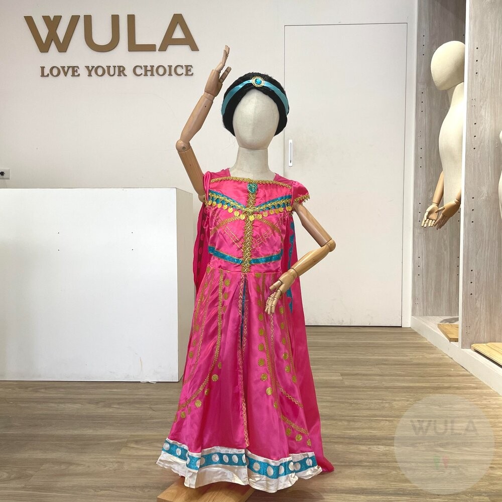 阿拉丁公主-連身裙(兒童版) 隔日到貨 發票 WULA烏拉 茉莉公主 迪士尼公主 阿拉丁衣服 公主衣 生日公主服裝