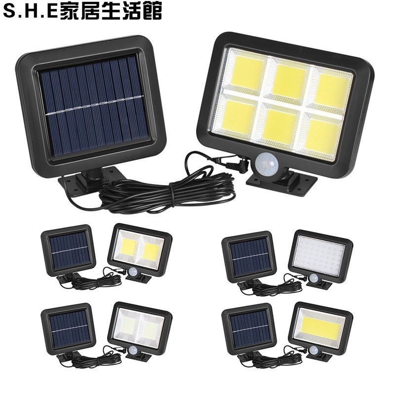 ❤免運推薦❤新品推薦推薦太陽能人體感應燈戶外分體庭院燈太陽能充電壁燈室外照明路燈批髮可批發