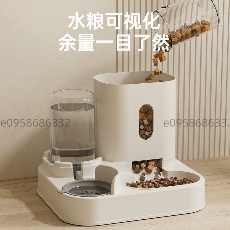 💝萌寵樂園💝貓咪狗狗全自動飲水機貓糧全自動餵食器貓狗碗儲糧桶狗狗飲水器寵物用品狗狗用品 貓貓用品