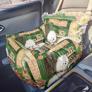 ✨臺灣出貨 副駕駛安全座寵物窩外出旅行便攜車載狗窩比熊泰迪犬寵物坐車神器
