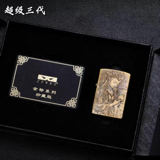 桃園出貨ZORRO🔥 朗聲打火機 打火機 金屬打火機 防風打火機 ZORRO佐羅超級三代黃銅浮雕蓮花觀音煤油打火機