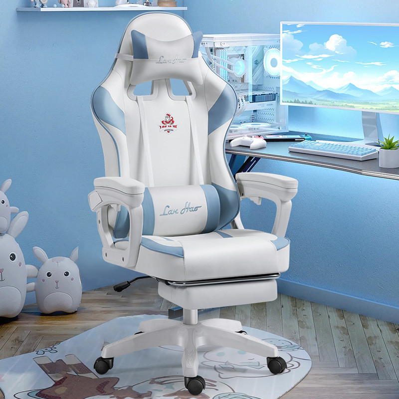💖熱賣💖gaming chair電競椅人體工學電腦椅傢用可躺椅子網吧學生宿捨遊戲🎉 羽歡🎉