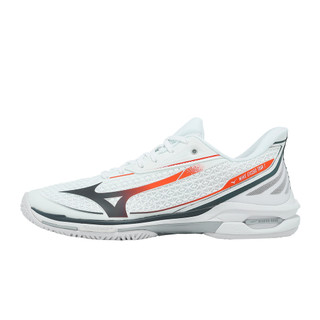 Mizuno 美津濃 網球鞋 匹克球鞋 Wave Exceed Tour 7 AC 男鞋 白 避震 61GA267002