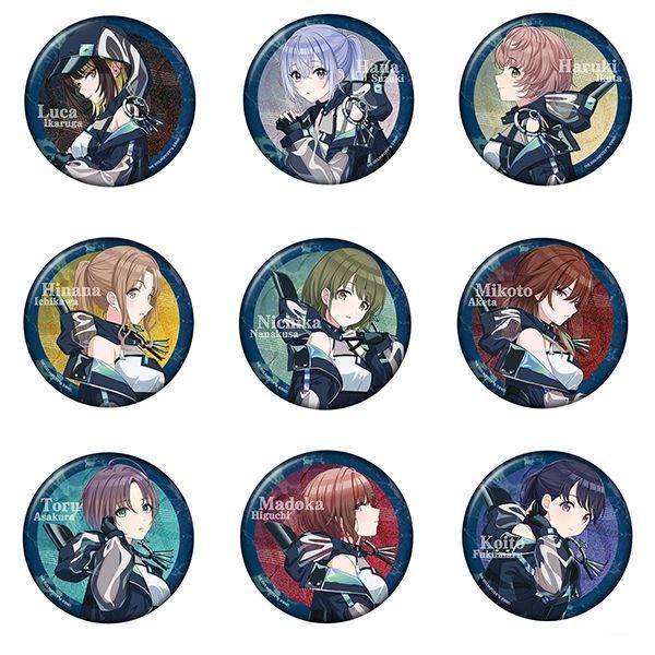 🪩アイドルマスター🪩偶像大師 週邊 偶像大師係列 偶像大師週邊徽章吧唧閃耀色彩穀子鈴木 羽那淺倉透樋口圓香掛件 Q0B0