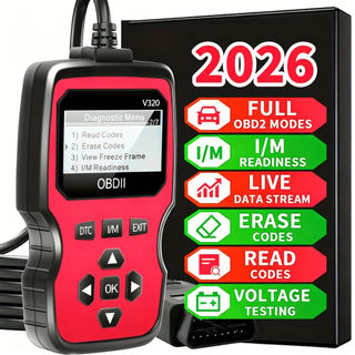 V320 通用 OBD2 掃描儀代碼閱讀器測試診斷維修工具AGM