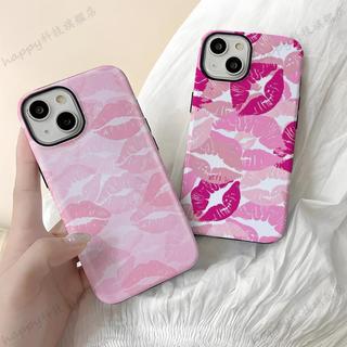 時尚性感紅唇印手機殼 適用iPhone 17PROmax二合一 蘋果16 15 14 13 12 11保護殼i17i16
