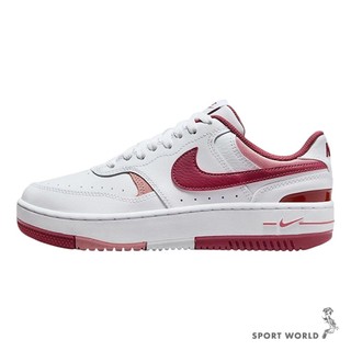 Nike 休閒鞋 女鞋 拼接 Gamma Force 白紅【運動世界】FQ8877-100