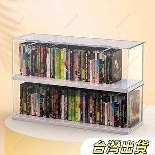 專輯收納▸DVD收納盒▸CD光碟收納CD架透明收納創意展示收納盒盒DVD光碟影片架光盤儲物櫃盒亞克力架光碟