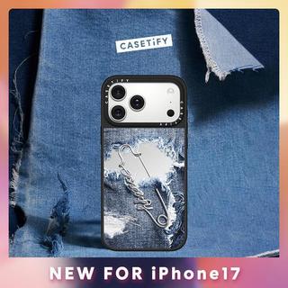 正版CASETiFY 手機殼丹寧宣言系列 別針箴言適用17 16pro max 15 14 13防摔保護套