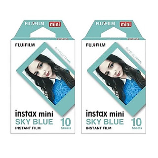 富士 拍立得 Fujifilm instax mini SKY BLUE 藍邊 天空 藍框 底片 相紙