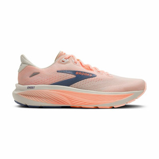BROOKS Ghost 18 (D) 寬楦 慢跑鞋 女 橘白色_1204821D161