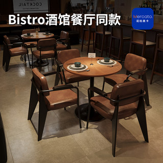 美式復古西餐廳桌椅 酒吧酒館桌椅組合 音樂餐吧商用桌子椅子