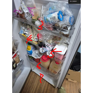 冰箱冷凍冷藏門欄_適用SANLUX三洋SR-V238B、SR-V240B
