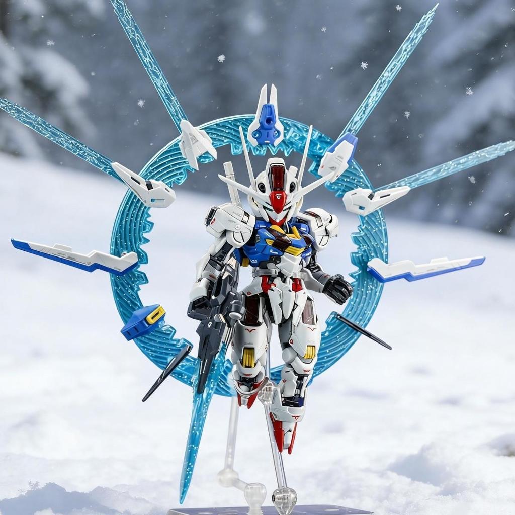 【桃園出貨🔥換季潮】SUPA風靈 MGSD水星的魔女 主角機 Q版 拼裝模型送支架特效件