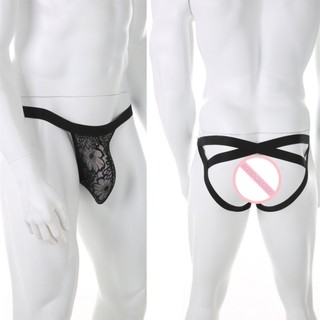 ❤️私密出貨❤️[CLEVER-MENMODE]性感男士背帶內衣臀部低腰丁字褲透明交叉腰帶內衣