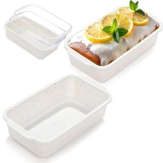New rectangular iron-coated muffin silicone baking pan, food