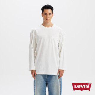 Levi's Workwear 工裝系列 男款 長袖 Tee恤 小logoT 熱賣單品 003L1-0000
