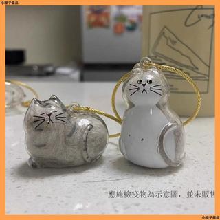 小橙子優品✨可愛小貓咪貓毛收納掛件創意透明貓毛存放收納盒寵物毛球球鑰匙扣🚚臺灣出貨🌟