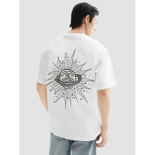全館免運 Stussy 25SS Look Beyond 宇宙星球印花 美式復古T恤 男女同款 Stussy T恤