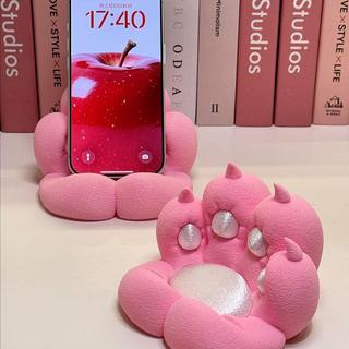 3d列印貓爪手機ipad支架 創意擺件手機支架 桌面 宿舍貓咪沙發